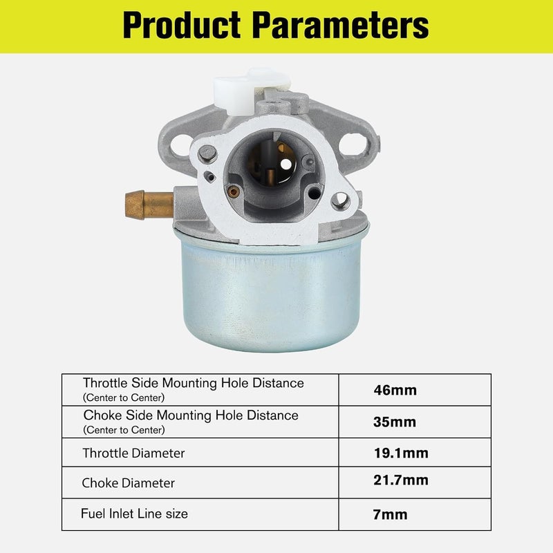 Butom 790120 Carburetor for John Deere JS63 JS63C JS40 JS45 JS60 JA62 JS61 JA65 JA60 JS63E Scotts SP6211 SP6213 AM134697 21-inch Walk Behind Mower with Air Fuel Filter Kit - Image 4